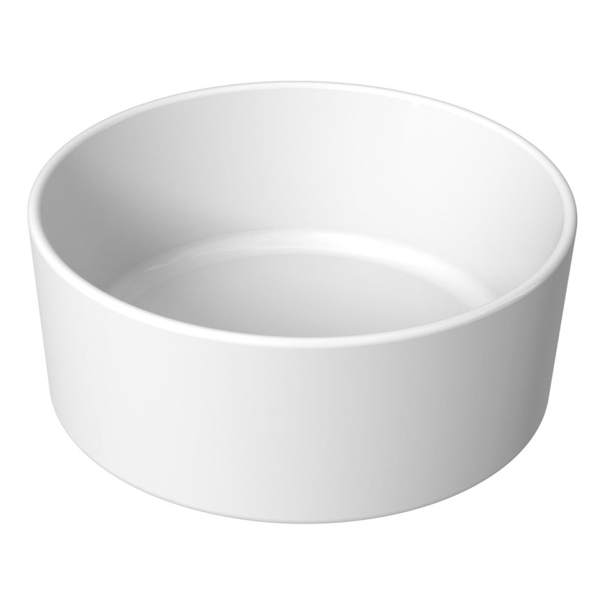 JIKA H8184200001121 - Iebūvējams izlietne CUBITO diametrs 40 cm, keramika/balts