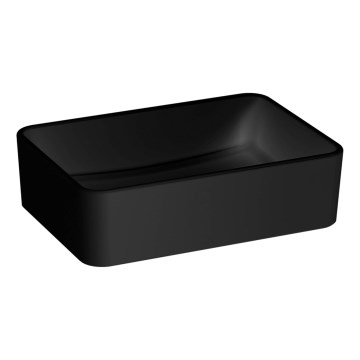 JIKA H8184237161121 - Galda virsmas izlietne CUBITO 50x35 cm keramika/matēts melna