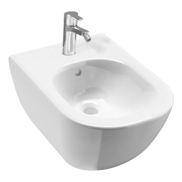 JIKA H8317121003021 - Pie sienas stiprināms bidē MIO keramika/perlamutra balta