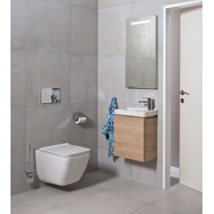 JIKA H8669540000001 - Piekaramais WC PURE keramika/balta + SoftClose tualetes sēdeklis PURE duroplasts/balts