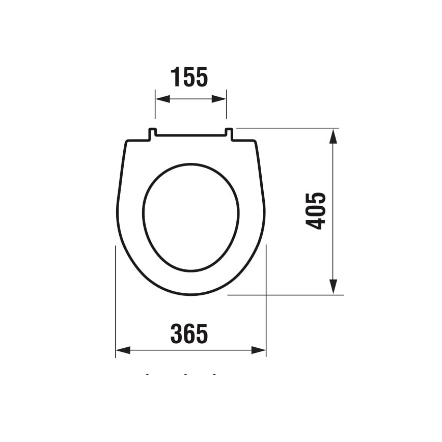 JIKA H8933813000001 - Tualetes sēdeklis SoftClose LYRA duroplasts/balts