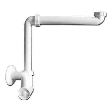 JIKA H8942460000001 - Izlietnes sifons CUBITO DN40 balta
