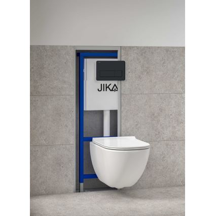 JIKA H8956520000001 - Iebūvējams modulis pie sienas stiprināmam tualetes podam ar bidē pieslēguma sagatavi