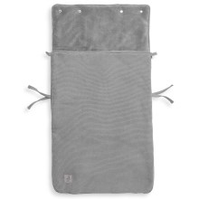 Jollein - Autokrēsliņa pārvalks fleece BASIC KNIT 42x82 cm Stone Grey