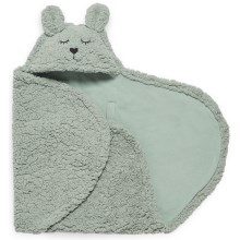 Jollein - Bērnu ietinamā sega fleece Bunny 100x105 cm Ash Green
