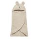 Jollein - Bērnu ietinamā sega fleece Bunny 100x105 cm Nougat