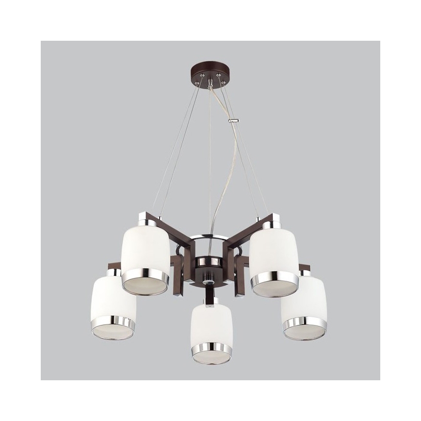 Jupiter 1059 - LN5 - Piekarama lustra LINEA 5xE27/60W/230V