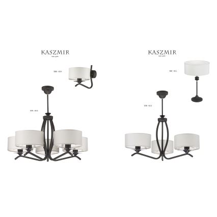 JUPITER 1281-KSLG - Galda lampa KASZMIR 1xE27/60W