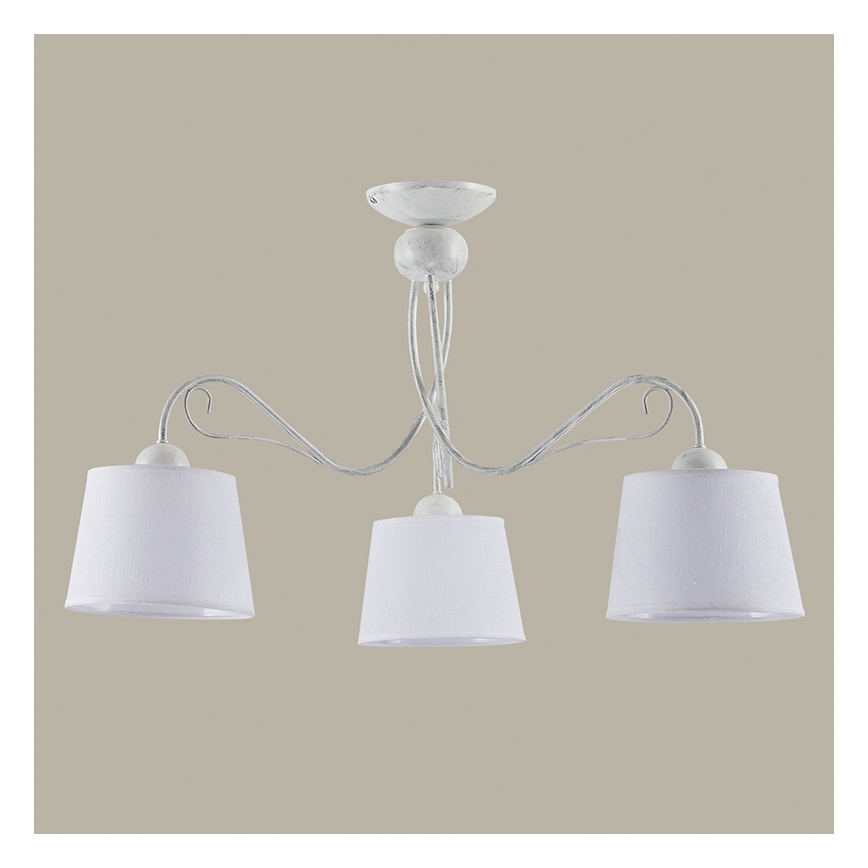 Jupiter 1349 - KM 3 PB - Griestu lampa KAMELIA 3xE27/60W/230V