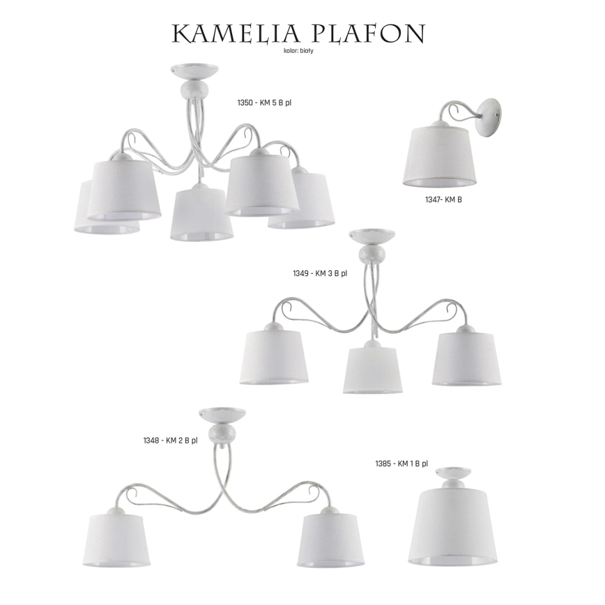 Jupiter 1349 - KM 3 PB - Griestu lampa KAMELIA 3xE27/60W/230V