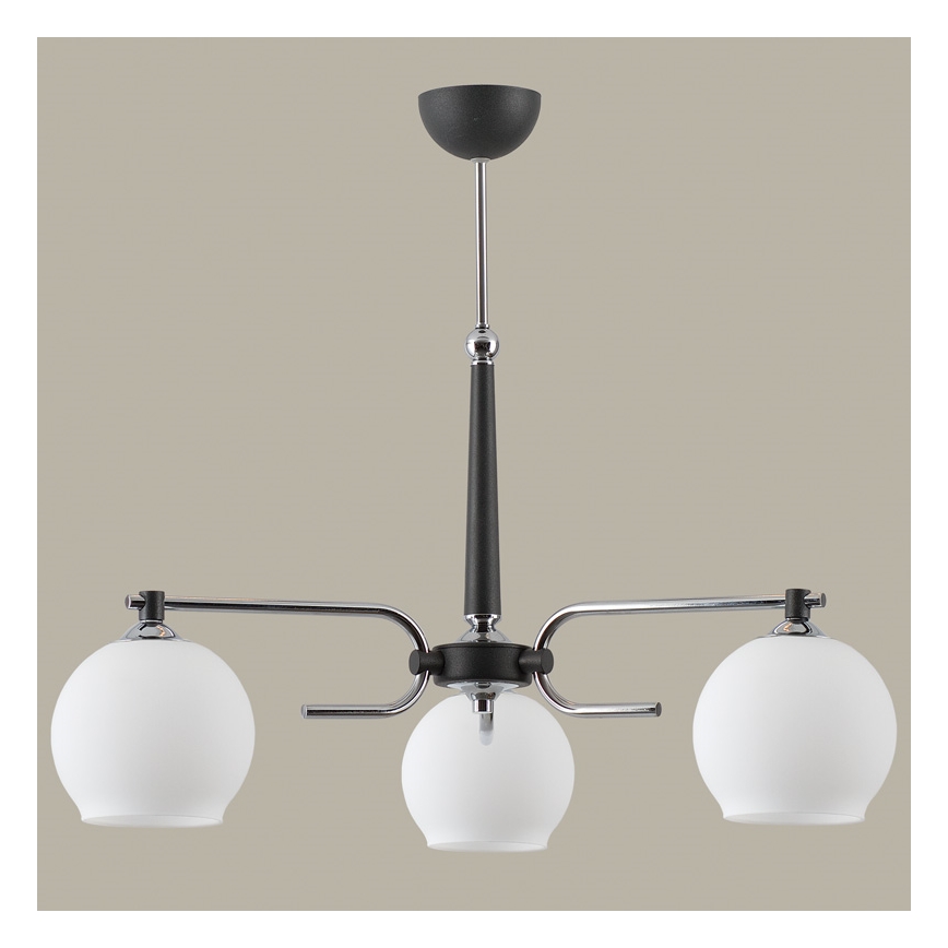 Jupiter 1401 - AX 3 G - Lustra uz stieņa AXEL 3xE27/60W/230V