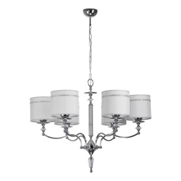 Jupiter 1426- Lustra uz ķēdes HILTON 6xE27/60W/230V