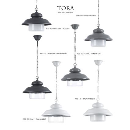 Jupiter 1506 - lustra uz ķēdes TORA 1xE27/60W/230V