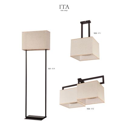 Jupiter 1511 - IT P - Stāvlampa ITA 2xE27/60W