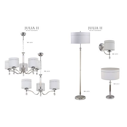 Jupiter 1529 - JU L H - Galda lampa JULIA II E27/60W