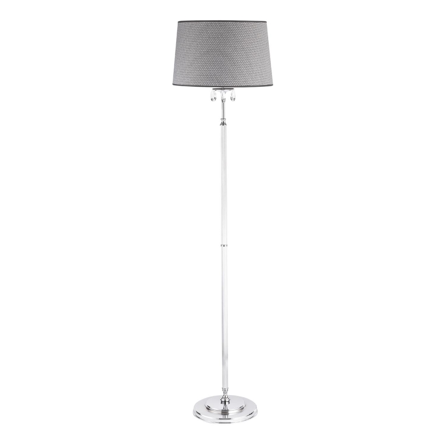 Jupiter 1609 - EG P CH - Kristāla grīdas stāvlampa EGIDA 3xE27/60W/230V