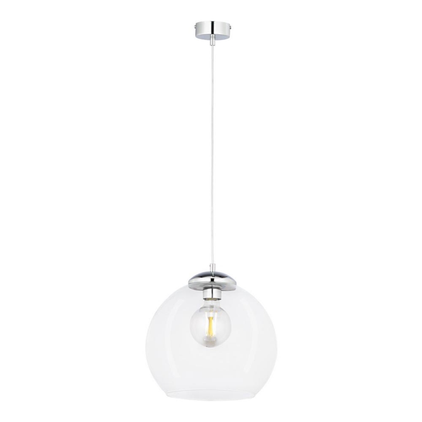 Jupiter 1783 - AS 1 - Lustra ar auklu ASTI 1xE27/60W/230V spīdīgi hromēts