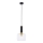 Jupiter 1846 - VA1 - Lustra ar auklu VANES 1xE27/60W/230V misiņš/melns
