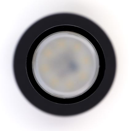 Jupiter 2003 - Lustra ar auklu ALAS 1xGU10/10W/230V melna/zelta