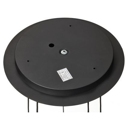 Jupiter 2014 - Lustra ar auklu ALAS 5xGU10/10W/230V melna/zelta