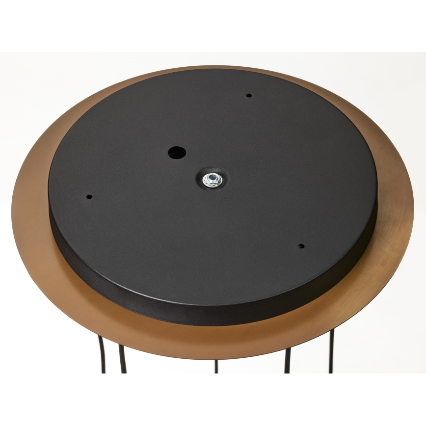 Jupiter 2020 - Lustra ar auklu ALAS 5xGU10/10W/230V zelta