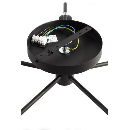 Jupiter 2049 - Virsmontējamā griestu lustra PRATO 5xG9/14W/230V melna/balta