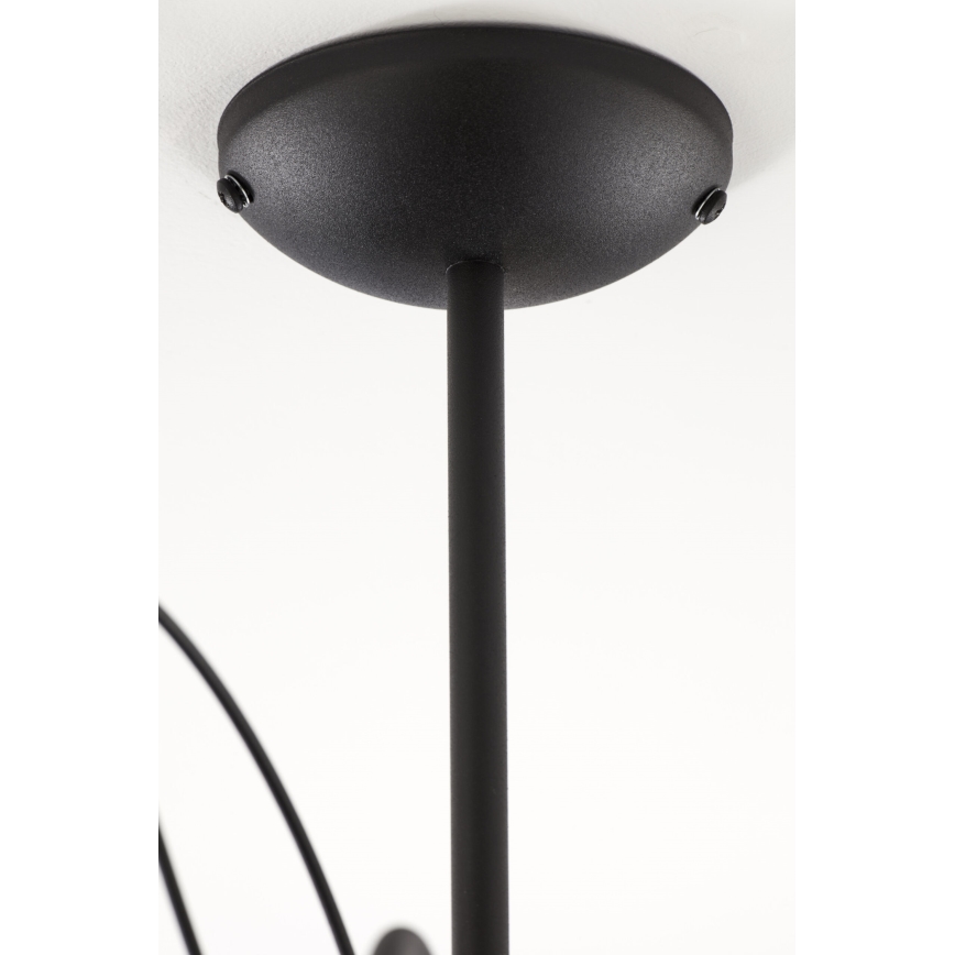 Jupiter 2056 - Lustra ar stieni GLORIOSA 10xG9/14W/230V melna