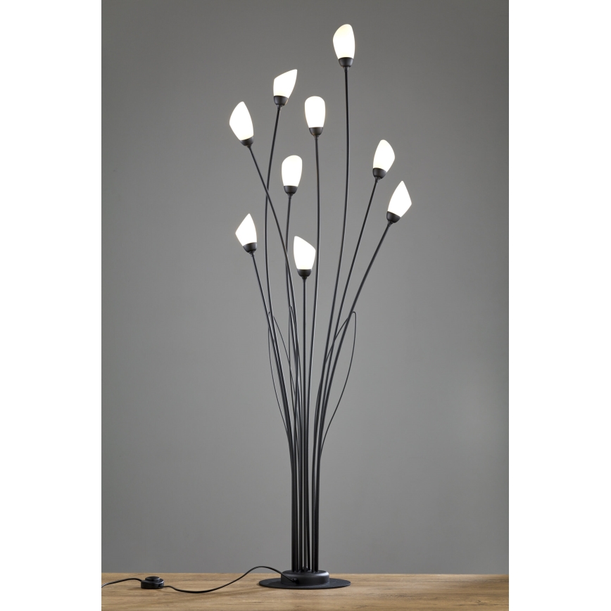 Jupiter 2058 - Stāvlampa GLORIOSA 9xG9/14W/230V melna