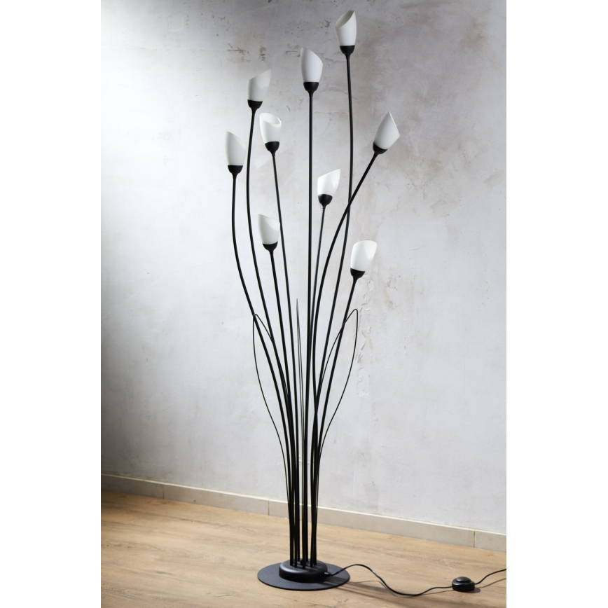 Jupiter 2058 - Stāvlampa GLORIOSA 9xG9/14W/230V melna