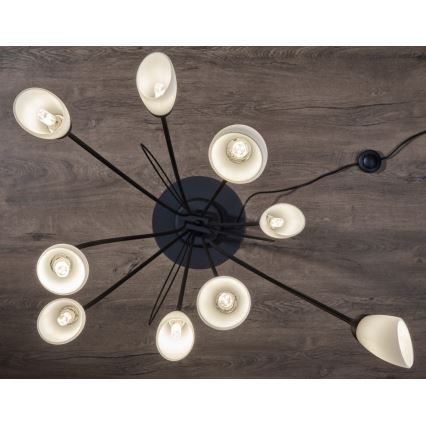 Jupiter 2058 - Stāvlampa GLORIOSA 9xG9/14W/230V melna