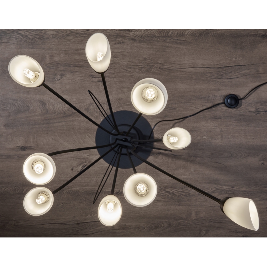 Jupiter 2058 - Stāvlampa GLORIOSA 9xG9/14W/230V melna