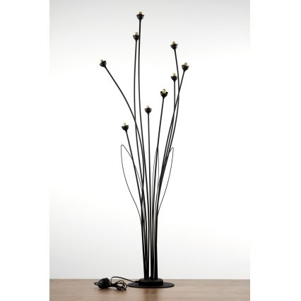 Jupiter 2058 - Stāvlampa GLORIOSA 9xG9/14W/230V melna