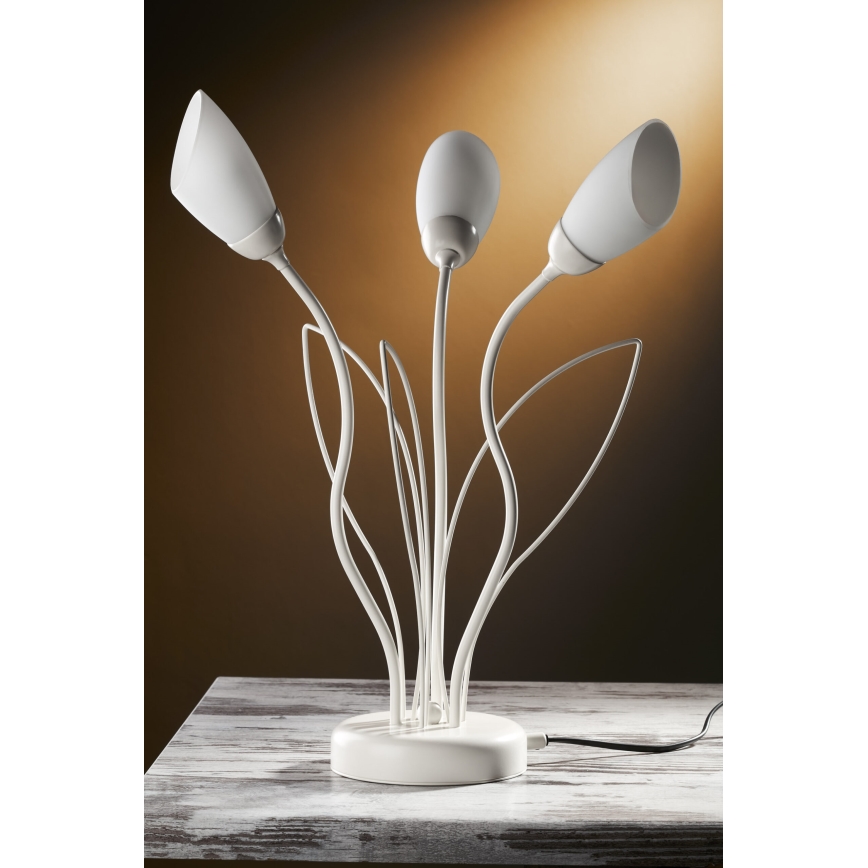 Jupiter 2060 - Galda lampa GLORIOSA 3xG9/14W/230V krēmkrāsas