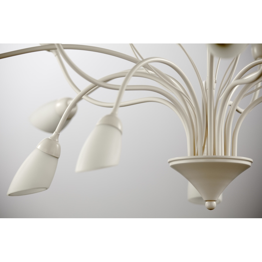 Jupiter 2061 - Lustra uz stieņa GLORIOSA 10xG9/14W/230V krēmkrāsas