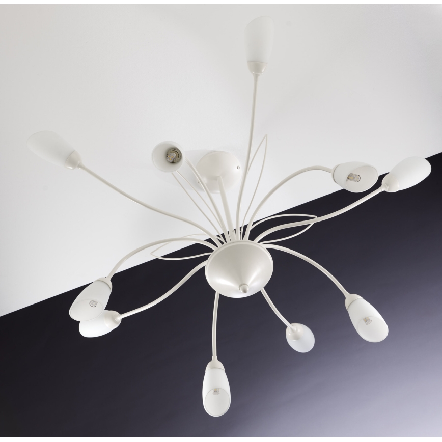 Jupiter 2061 - Lustra uz stieņa GLORIOSA 10xG9/14W/230V krēmkrāsas