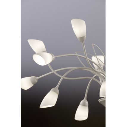 Jupiter 2062 - Lustra ar ķēdi GLORIOSA 15xG9/14W/230V krēmkrāsaina