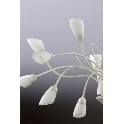 Jupiter 2062 - Lustra ar ķēdi GLORIOSA 15xG9/14W/230V krēmkrāsaina