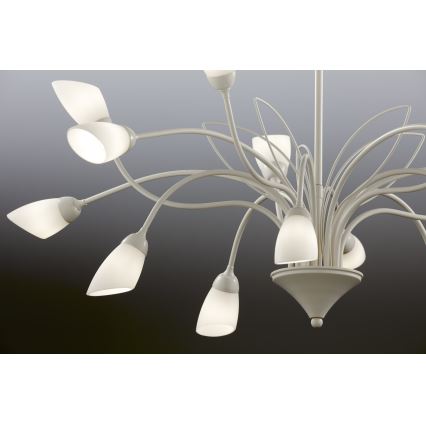 Jupiter 2062 - Lustra ar ķēdi GLORIOSA 15xG9/14W/230V krēmkrāsaina