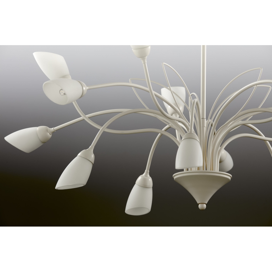 Jupiter 2062 - Lustra ar ķēdi GLORIOSA 15xG9/14W/230V krēmkrāsaina