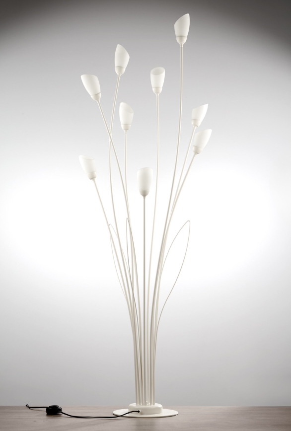 Jupiter 2063 - Grīdas lampa GLORIOSA 9xG9/14W/230V krēmkrāsaina