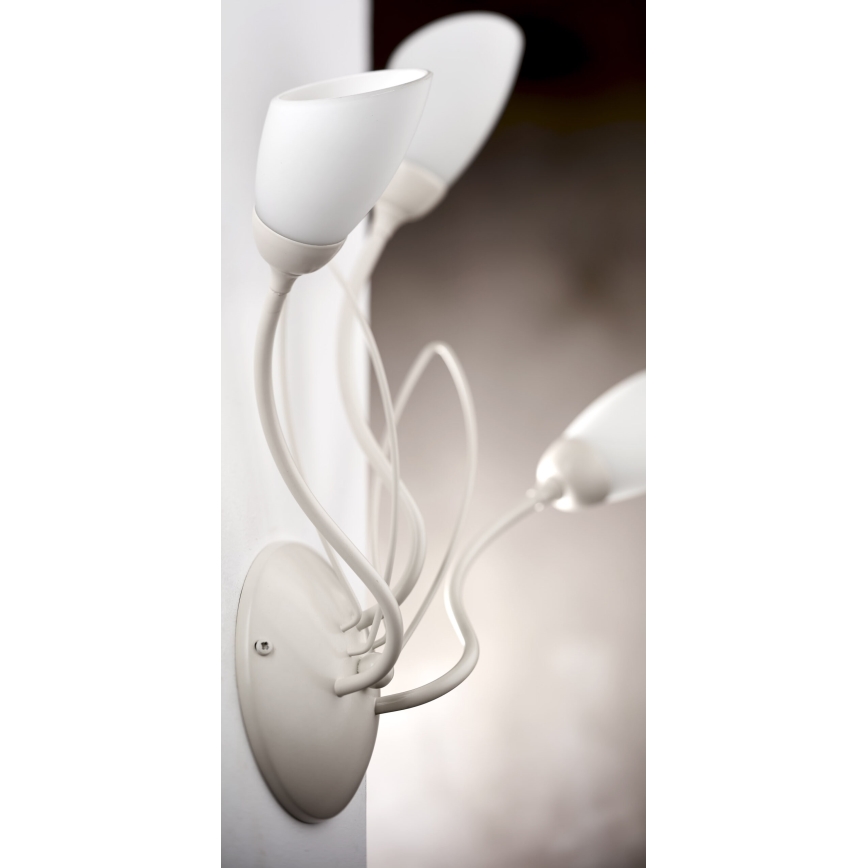 Jupiter 2064 - Sienas gaismeklis GLORIOSA 3xG9/14W/230V krēmkrāsains