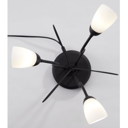 Jupiter 2065 - Galda lampa GLORIOSA 3xG9/14W/230V melna