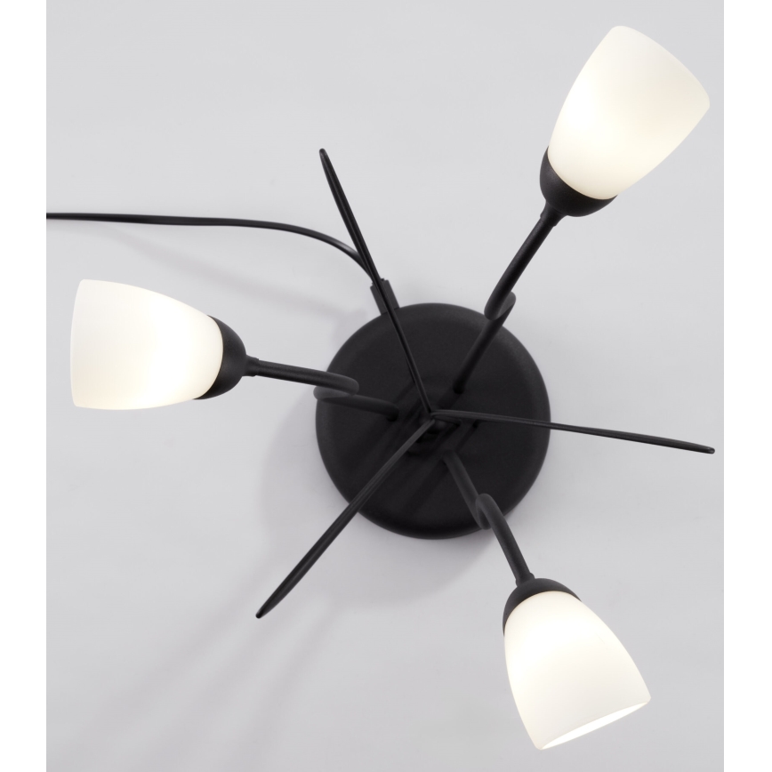 Jupiter 2065 - Galda lampa GLORIOSA 3xG9/14W/230V melna