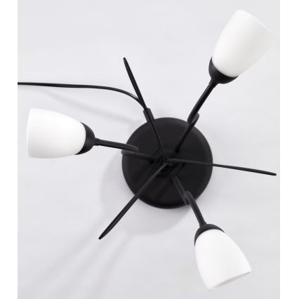 Jupiter 2065 - Galda lampa GLORIOSA 3xG9/14W/230V melna