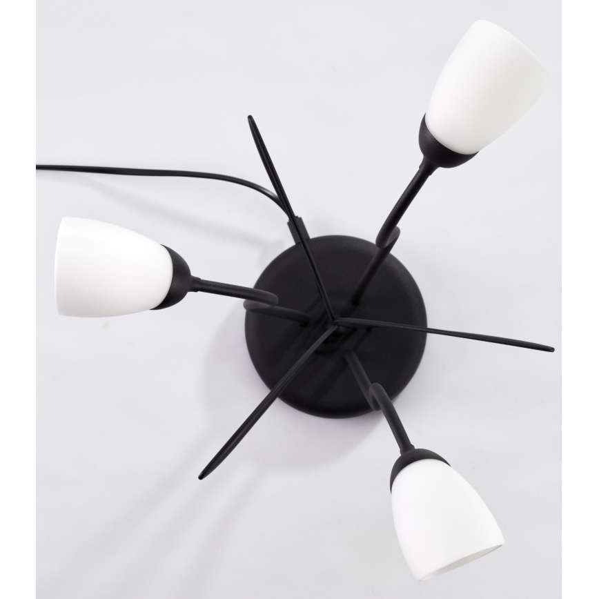 Jupiter 2065 - Galda lampa GLORIOSA 3xG9/14W/230V melna