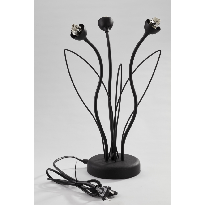 Jupiter 2065 - Galda lampa GLORIOSA 3xG9/14W/230V melna