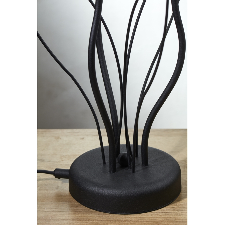 Jupiter 2065 - Galda lampa GLORIOSA 3xG9/14W/230V melna