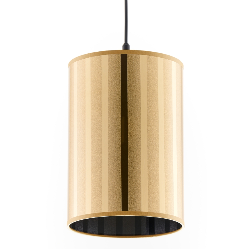 Jupiter 2090 - CORTINA piekaramā lustra uz vada 1xE27/15W/230V zelta/melna