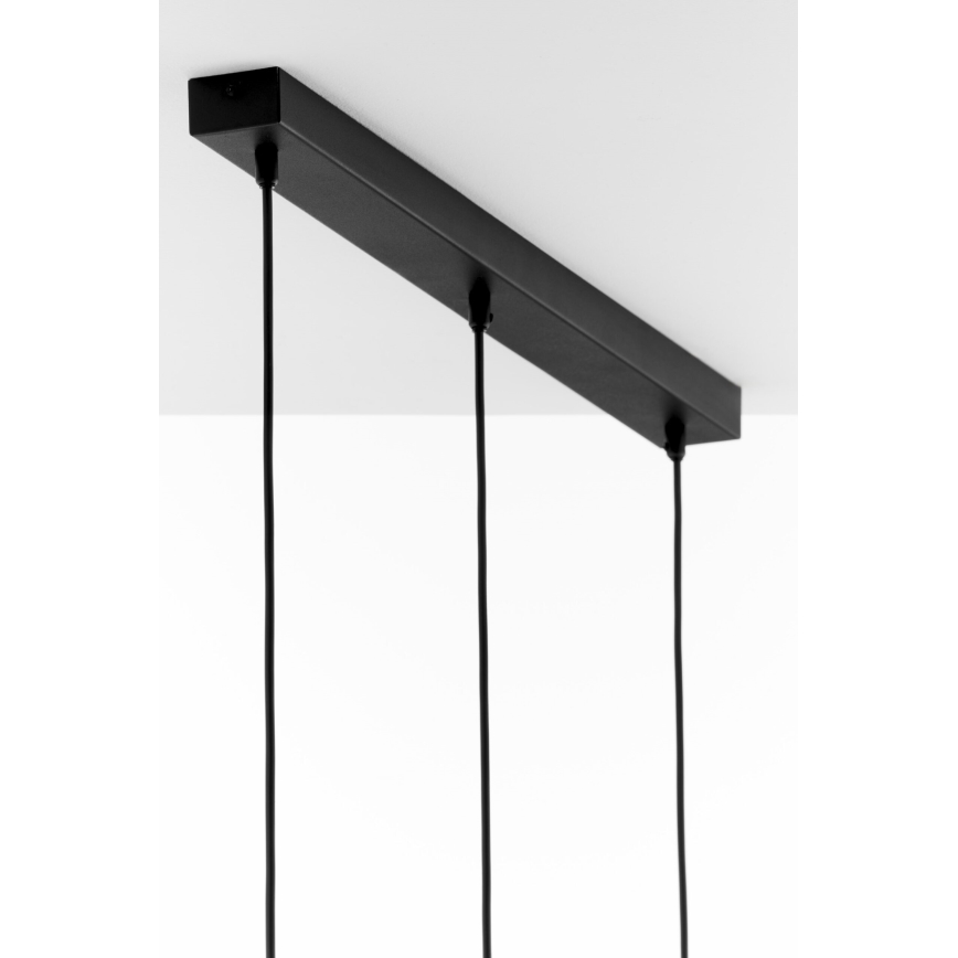 Jupiter 2092 - Karājoša lustra uz troses CORTINA 3xE27/15W/230V zelta/melna