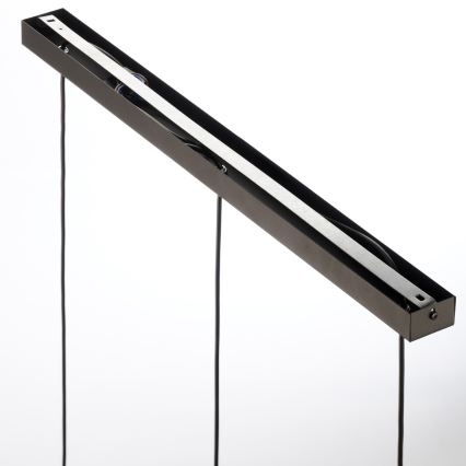 Jupiter 2092 - Karājoša lustra uz troses CORTINA 3xE27/15W/230V zelta/melna